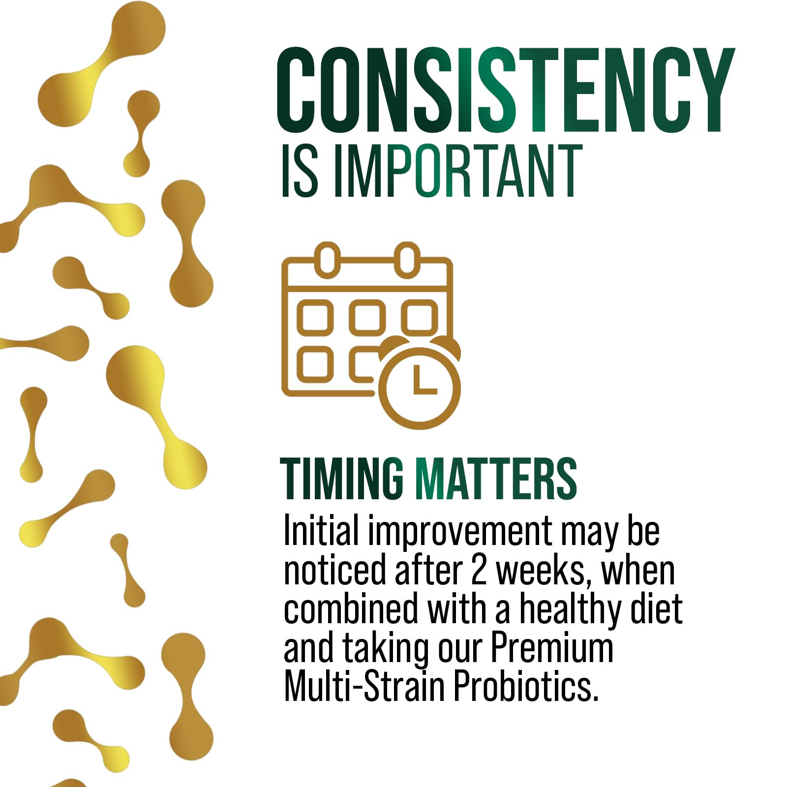 Daily wellness routine with Nature's Peak Probiotics and water