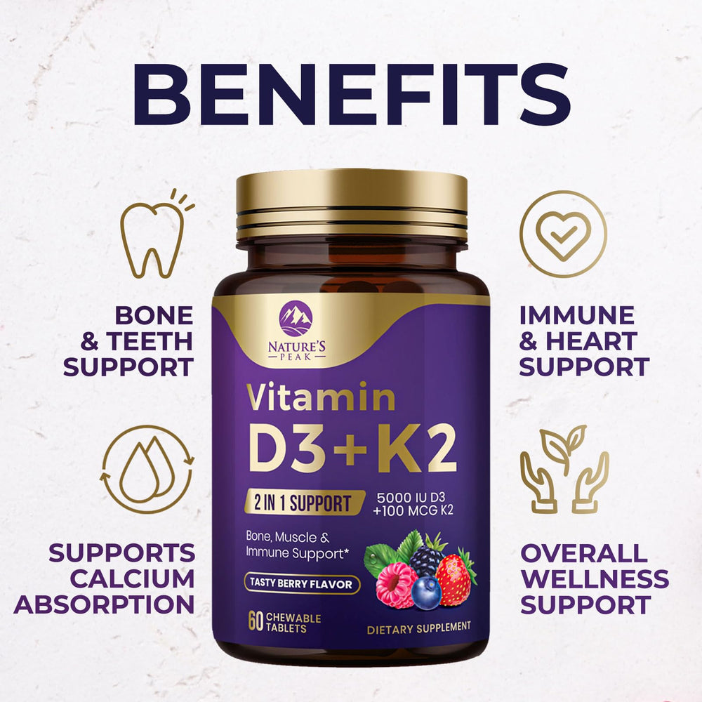 Nature's Peak bottle label front shows trusted non-GMO formula.