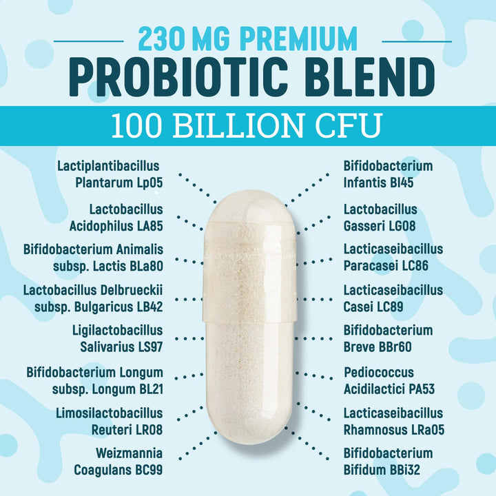 Nature's Physician Probiotics women's formula with prebiotics supports gut balance