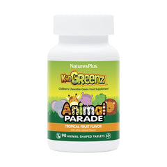 Nature's Plus Ape KidGreenz bottle for kids promoting easy daily greens.