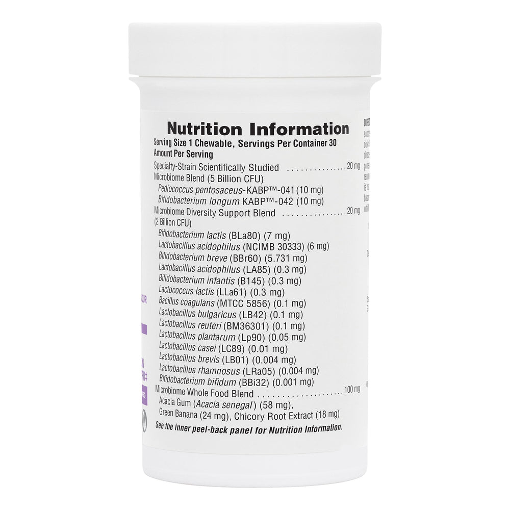 Nature's Plus GI Natural Probiotic Kids Mixed Berry serving for daily probiotic support.