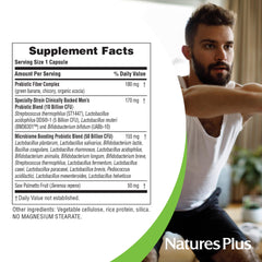 Nature's Plus GI Natural Probiotic Men packaging box on kitchen counter