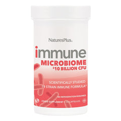 Nature's Plus Immune Probiotic bottle front for daily immune support
