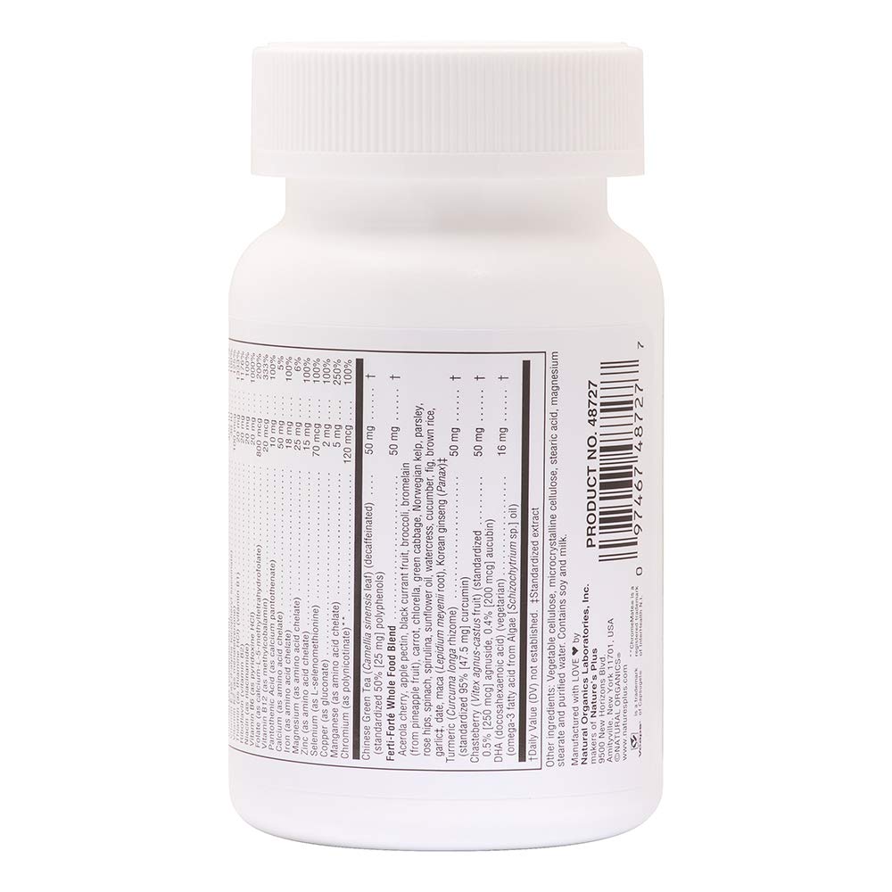 Nature's Plus Procreation Women capsules stack showcases vegetarian capsules for convenient daily use.