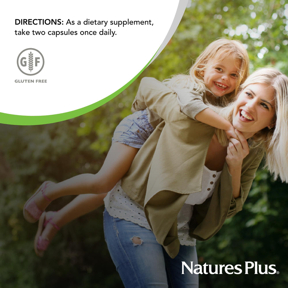 Nature's Plus Procreation Women packaging box highlights gluten-free formula and cGMP manufacturing.