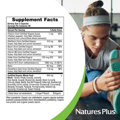 Nature's Plus Source of Life B12 vegan packaging reflects eco-friendly design