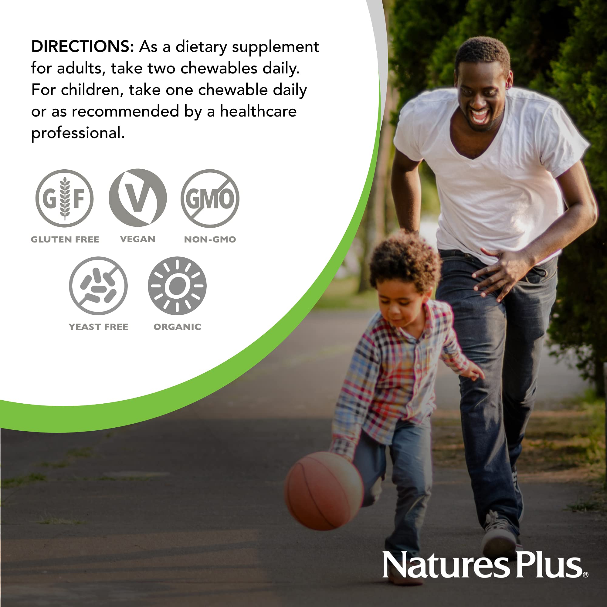 Enzymes and probiotics in Nature's Plus Source of Life Garden for digestion support