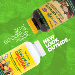 Nature's Plus Source of Life label showing vitamin spectrum for wellness.