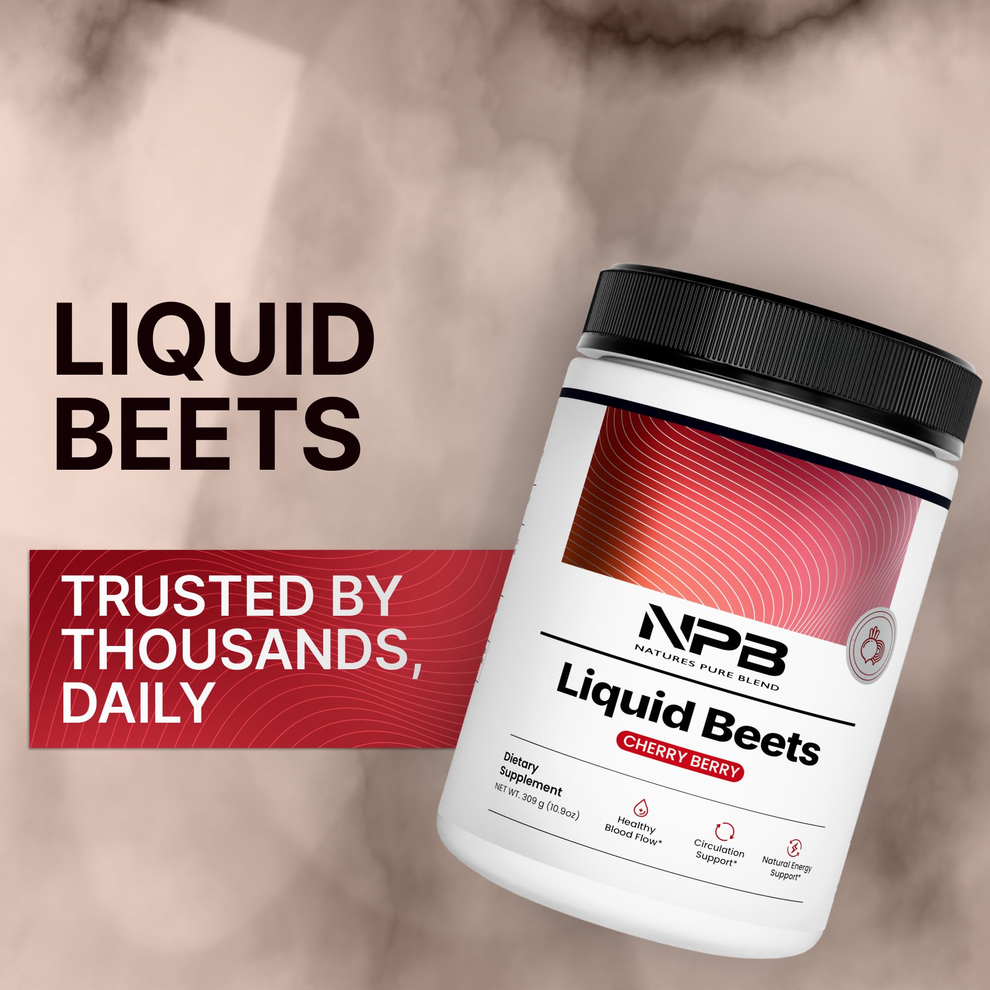 Beet root powder measuring spoon ready for precise servings