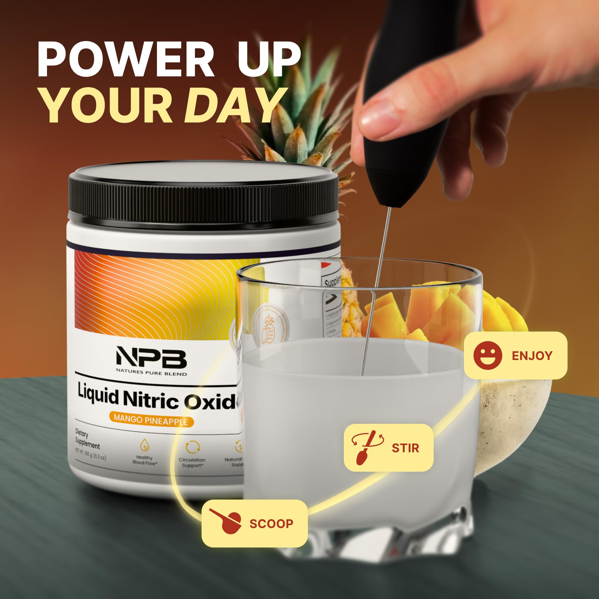 Athlete using Nature's Pure Blend NO powder in shaker before training.