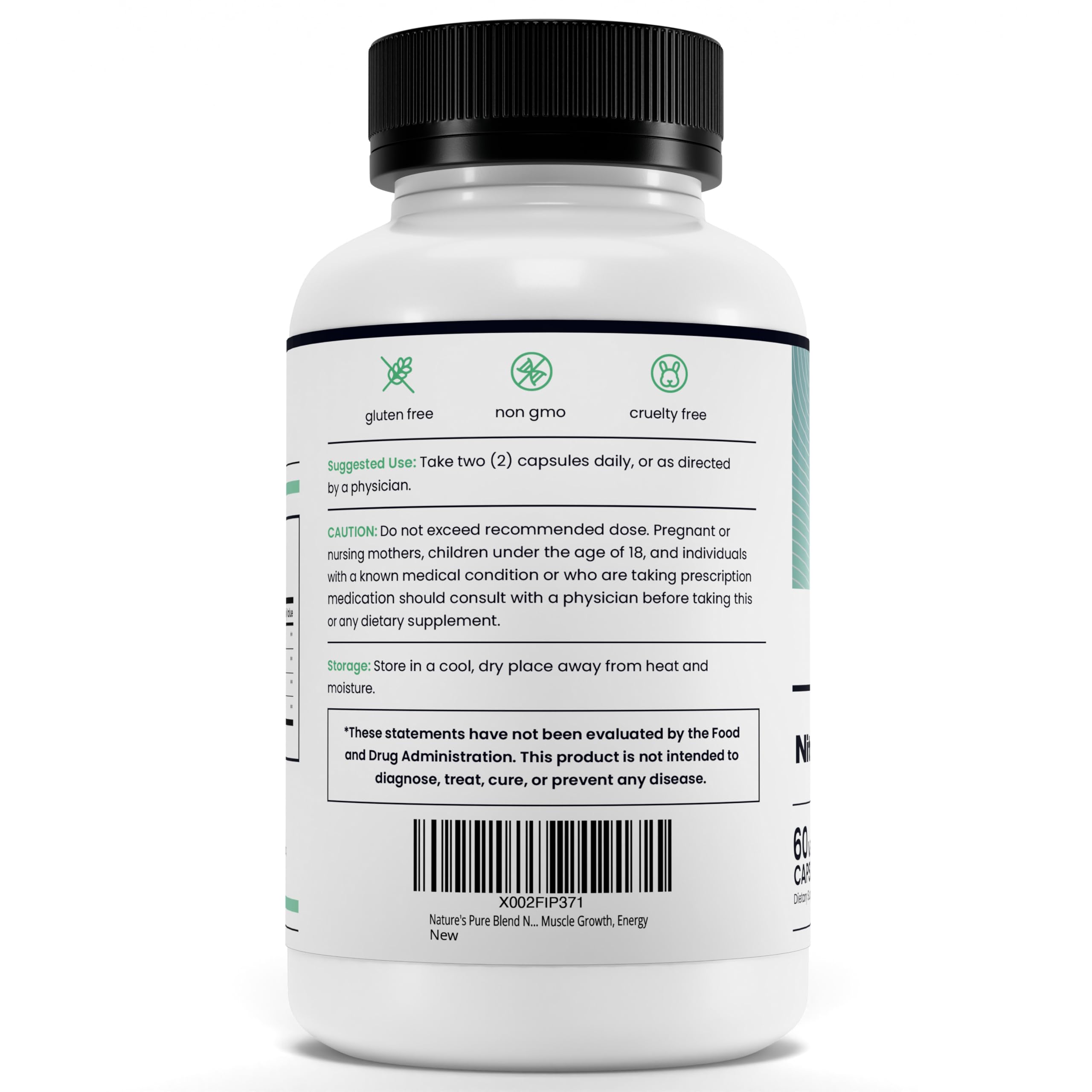 Nature's Pure Blend packaging showcase signaling premium quality