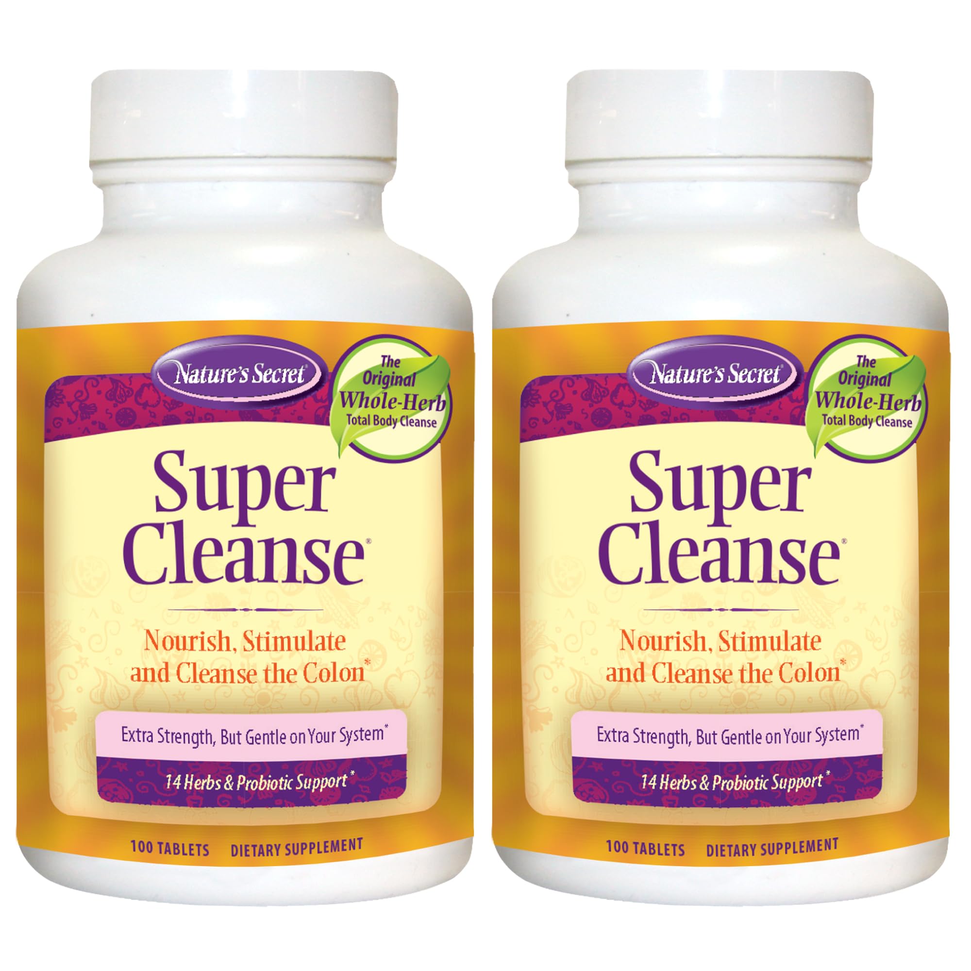 Nature's Secret Super Cleanse bottle pour promotes a gentle detox start for daily wellness