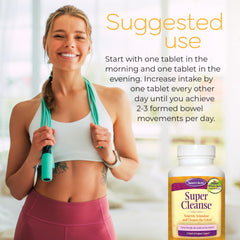 Nature's Secret Super Cleanse probiotic capsule emphasizes gut-friendly bacteria