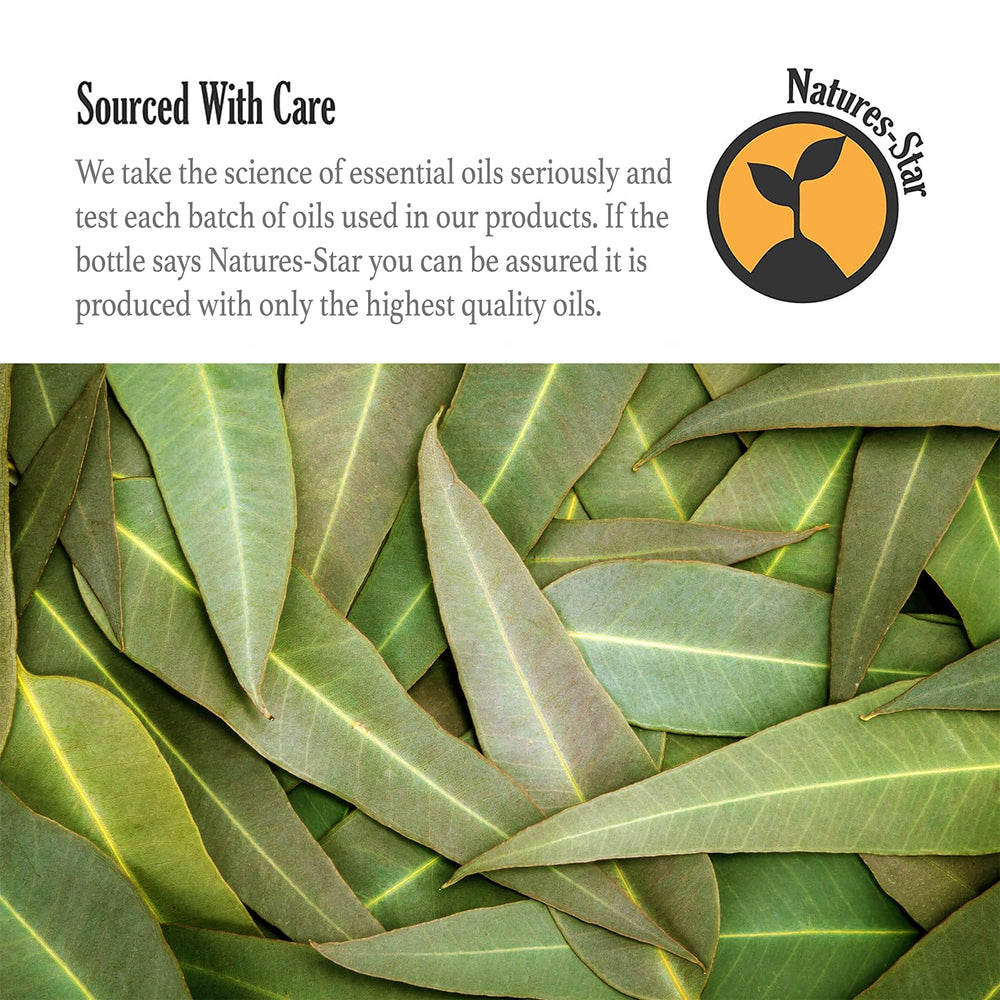 Natures-Star eucalyptus oil for soap making provides a clean aroma.