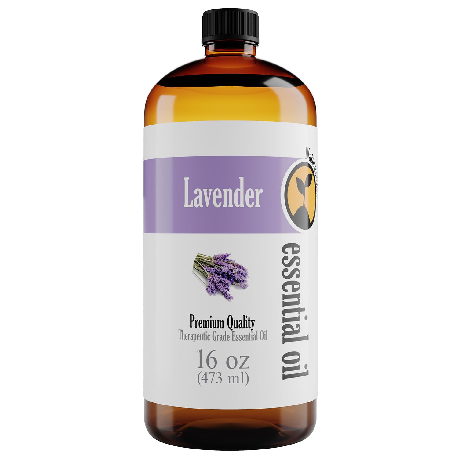 Natures-Star Lavender oil 16oz bottle for home aromatherapy and DIY blends.