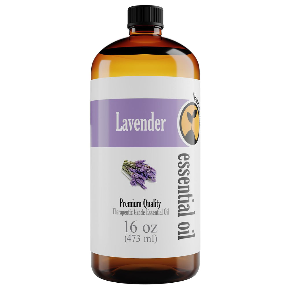 Natures-Star Lavender oil 16oz bottle for home aromatherapy and DIY blends.