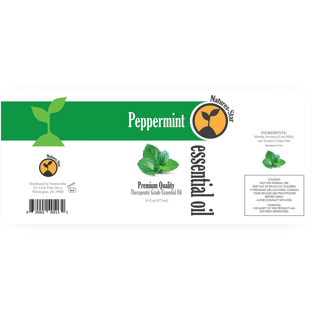 Natures-Star peppermint oil being used in a diffuser for a refreshing aroma