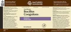 Nature's Sunshine NutriBiome packaging box emphasizes probiotic benefits and ease of use.