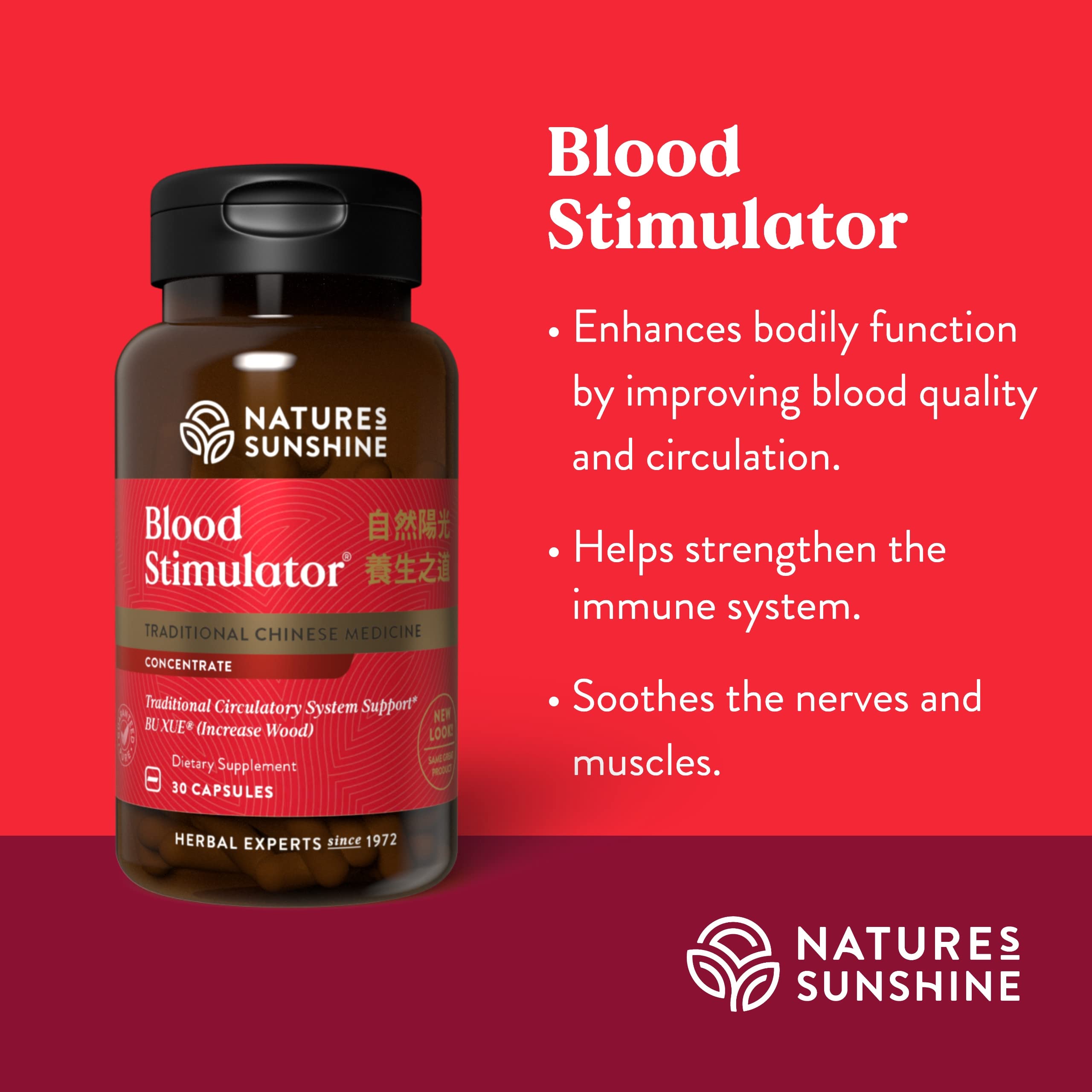 Nature's Sunshine Blood Stimulator pour action demonstrates smooth dosing