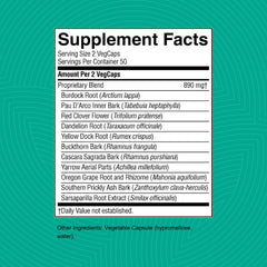 Nature's Sunshine BP-X capsules pile ready for daily digestive routine.