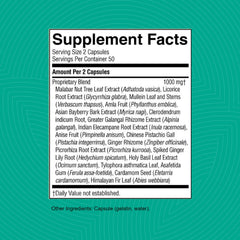 Nature's Sunshine Bronchial Formula capsules close-up for easy daily dosing.