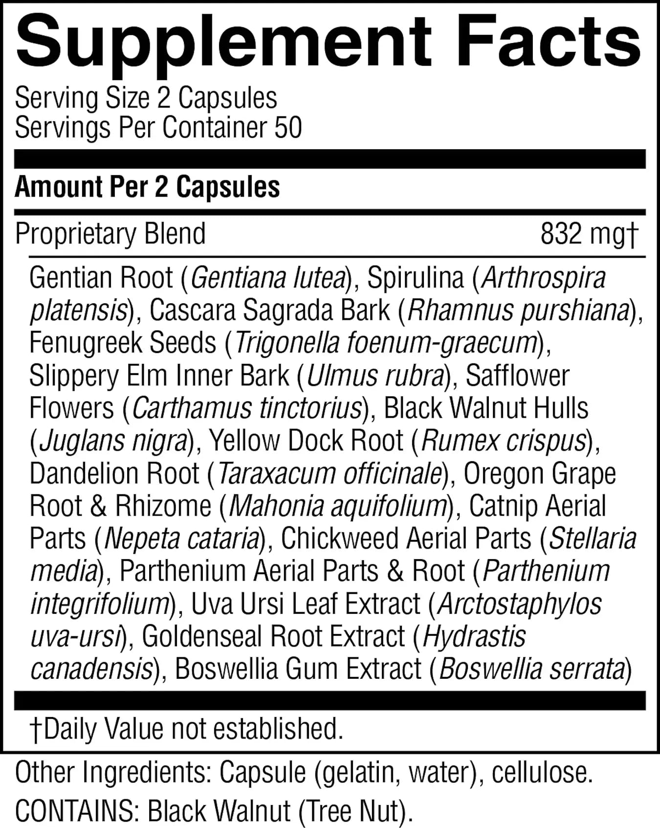 Cellular Detox packaging displayed, compact bottle suitable for daily routines