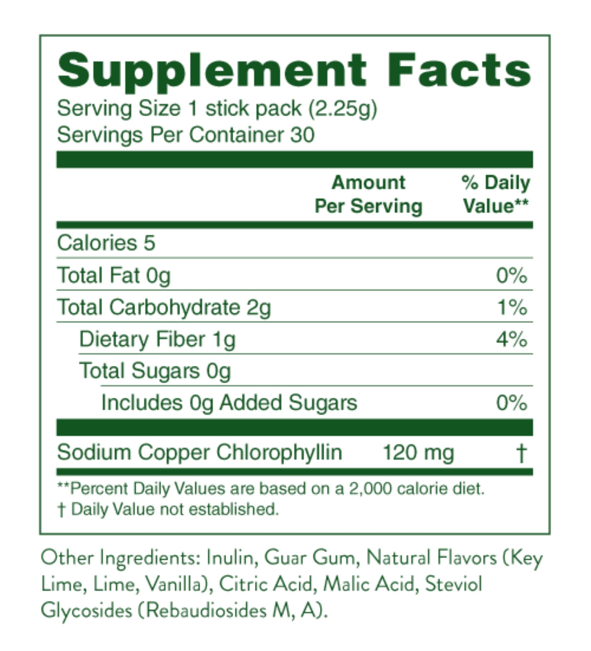 Nature's Sunshine Chlorophyll Stick antioxidants supporting everyday vitality