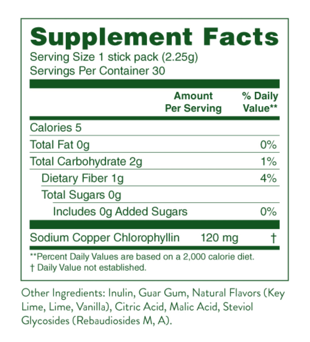 Nature's Sunshine Chlorophyll Stick antioxidants supporting everyday vitality