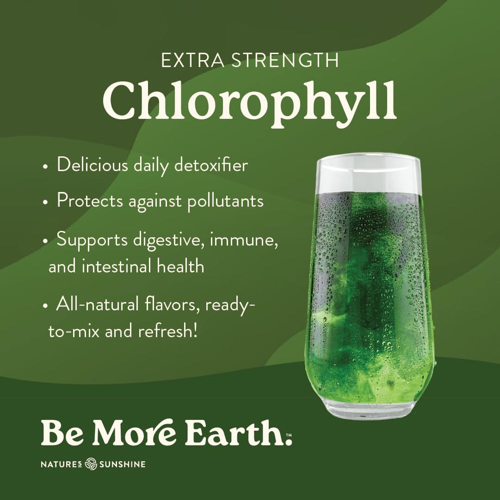 Chlorophyll stick dissolving in water to make a refreshing lime drink
