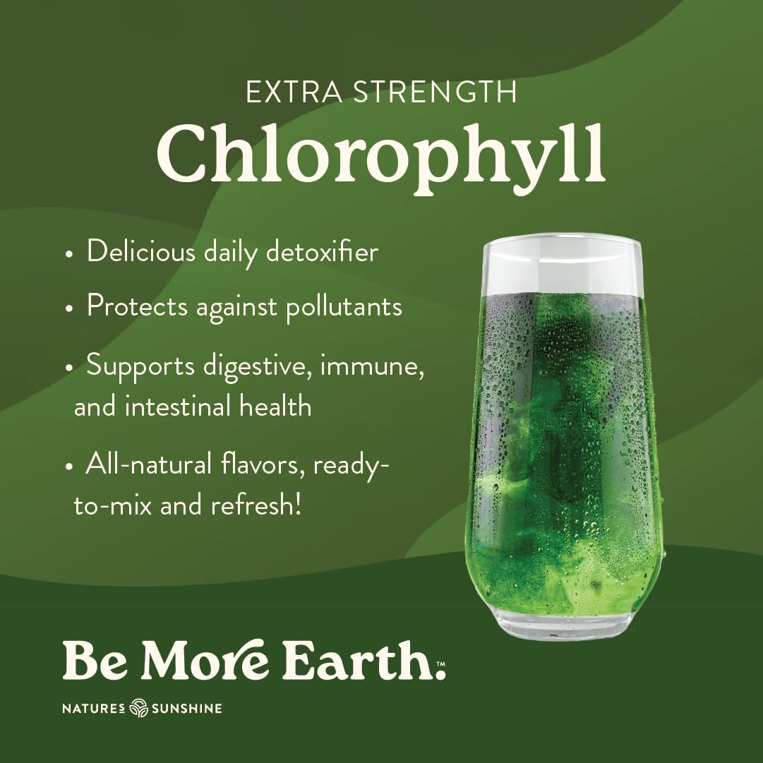 Nature's Sunshine Chlorophyll stick on-the-go pack for easy hydration