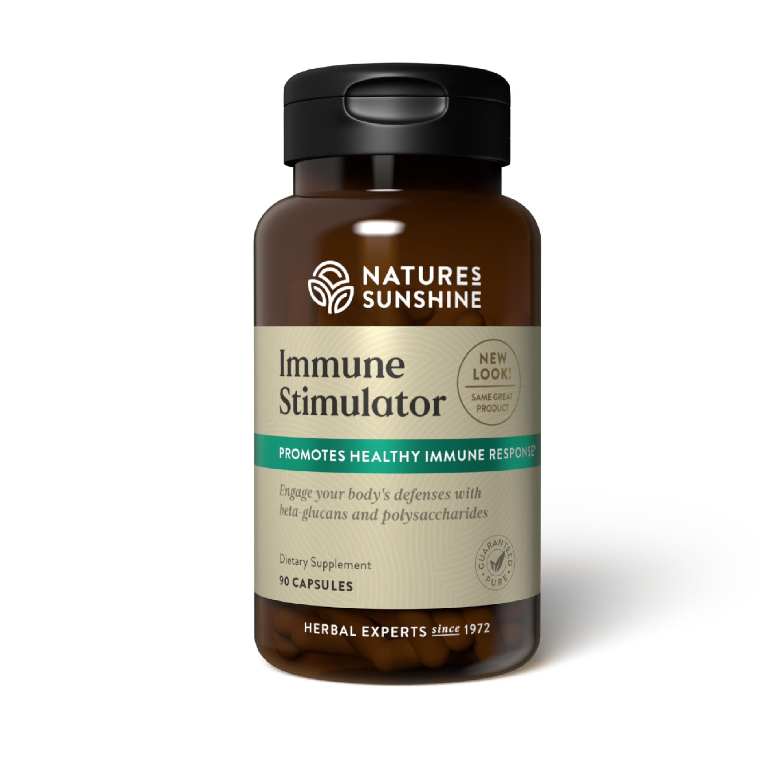 Nature's Sunshine Immune Stimulator bottle promotes daily immune support.