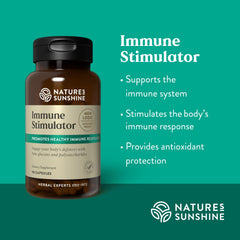 Nature's Sunshine Immune Stimulator capsules ready for daily use.