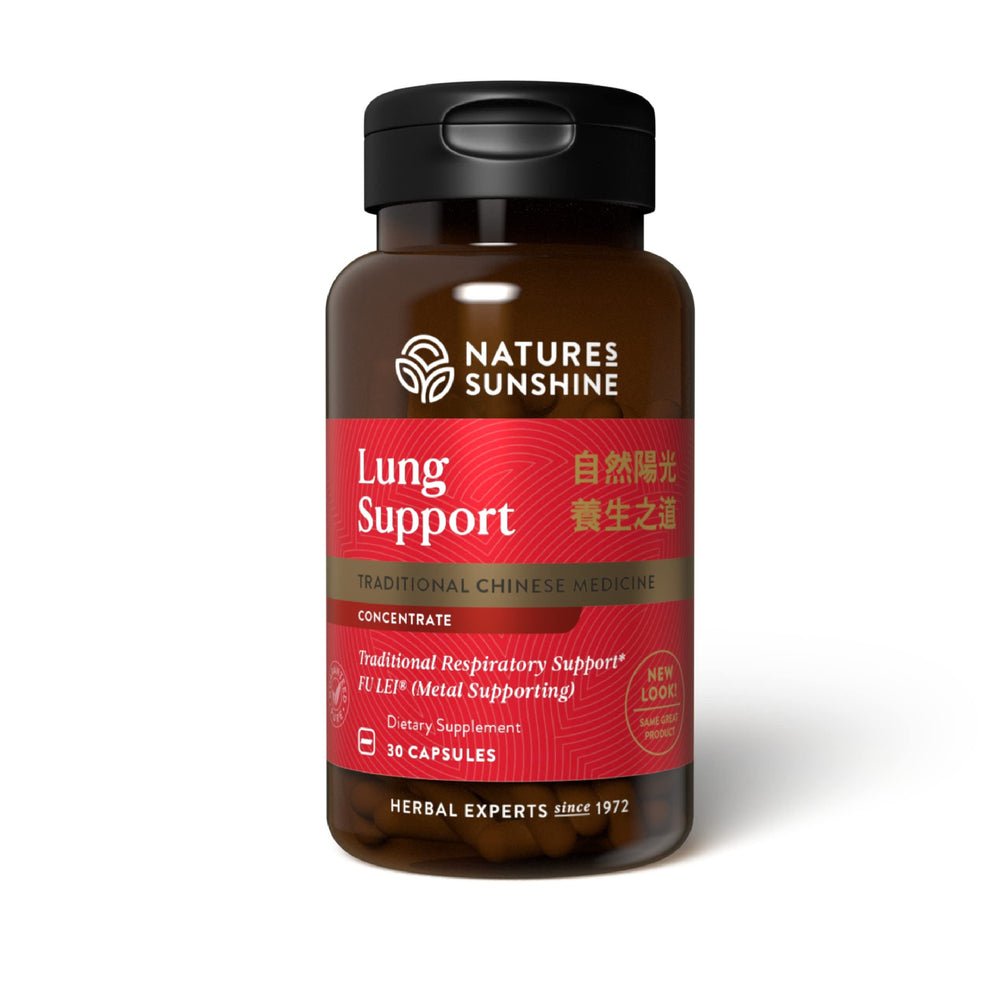 Nature's Sunshine Lung Support Chinese TCM Concentrate bottle for daily respiratory support