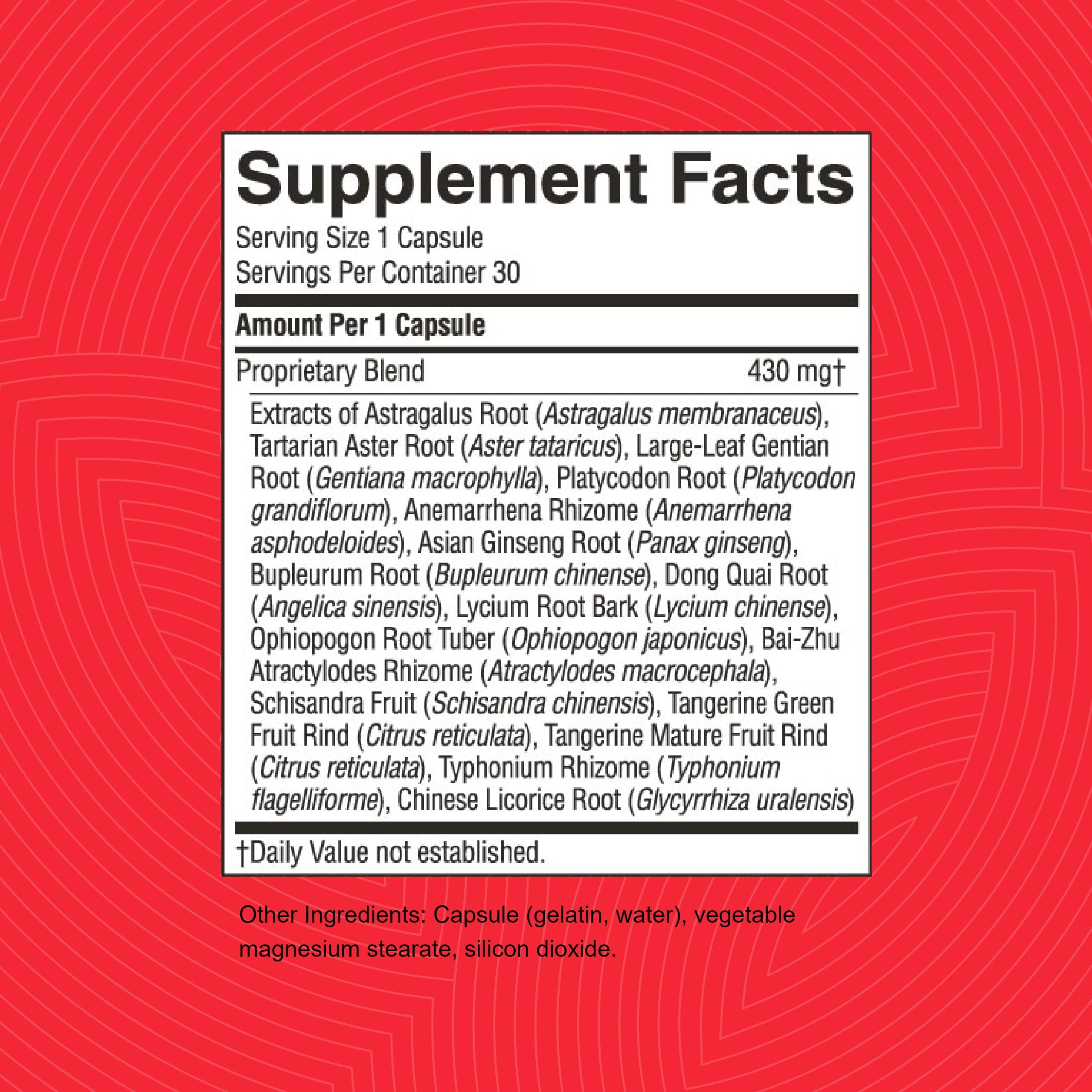 Nature's Sunshine Lung Support Chinese TCM Concentrate box front highlighting packaging