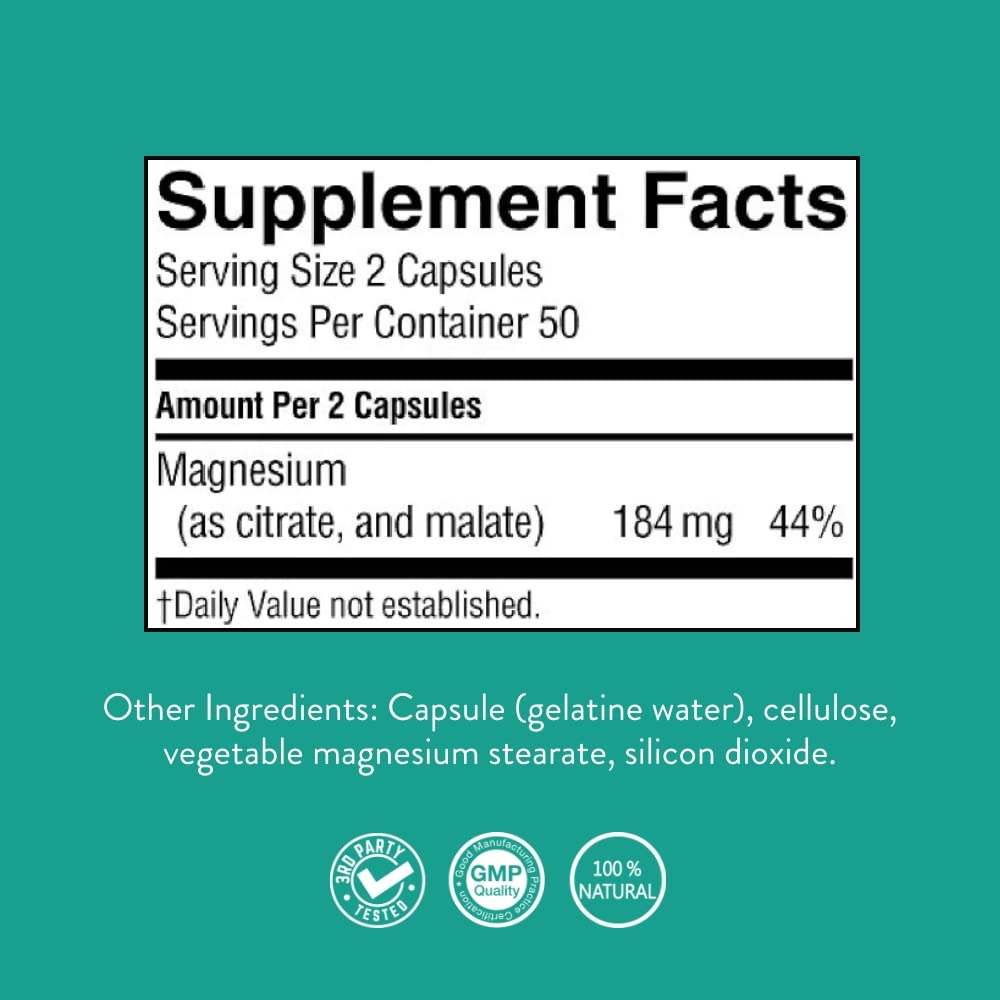 Nature’s Sunshine Magnesium Complex icons illustrate potential daily wellness benefits