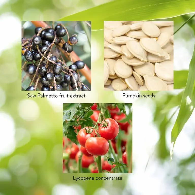 Nature's Sunshine Men's Formula pumpkin seeds image emphasizing nutritional components.