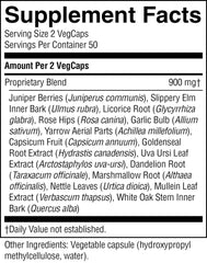 Nature's Sunshine Pro-Pancreas label detail, clean kosher formulation