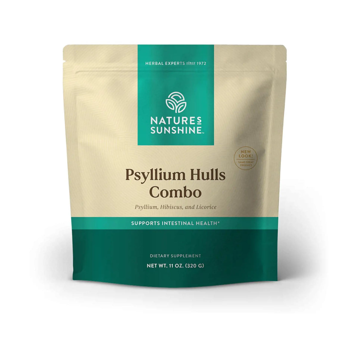 Nature's Sunshine Psyllium Hulls bottle for daily fiber support and trusted quality.