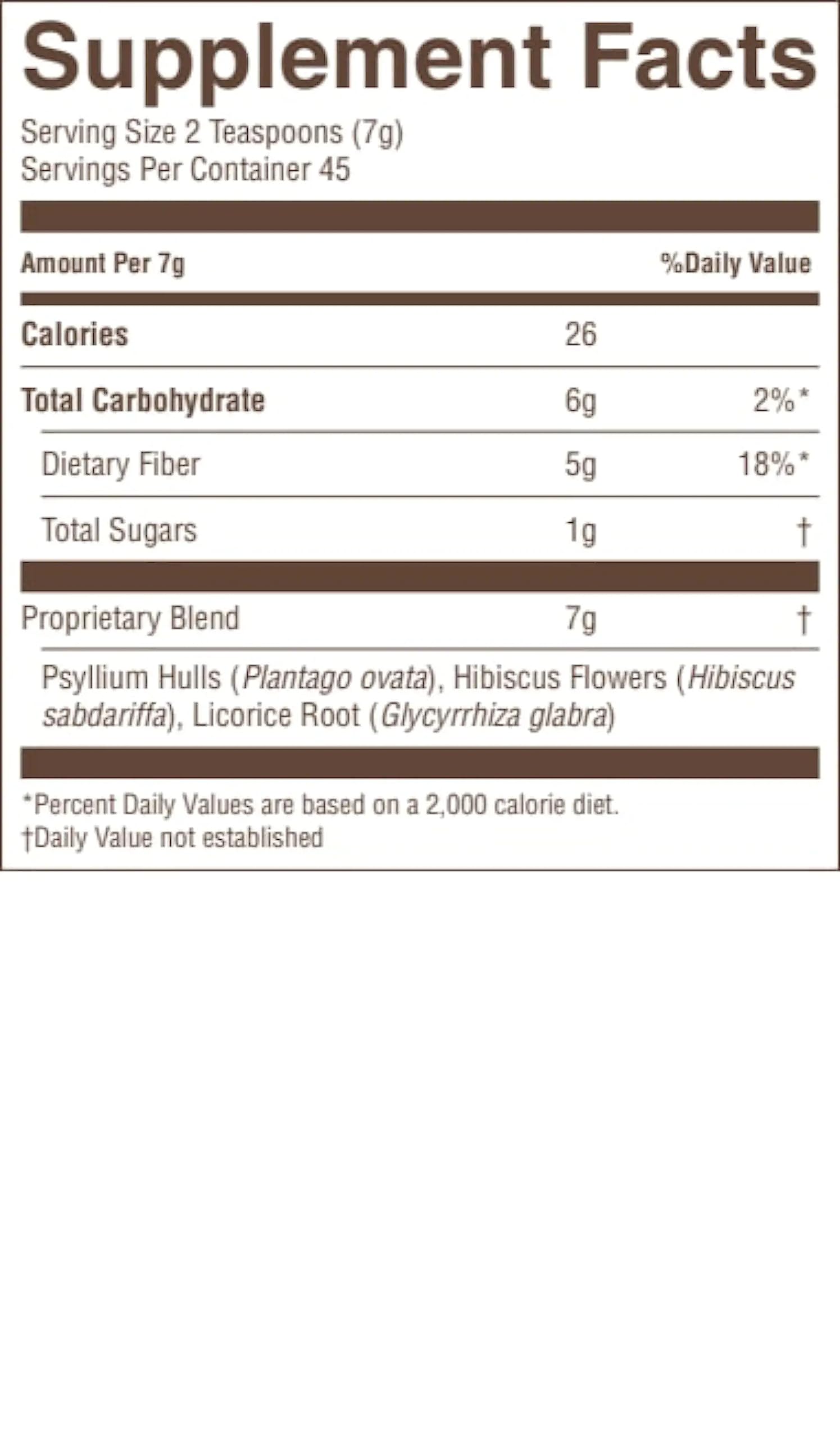 Nature's Sunshine Psyllium Hulls ingredients close-up showing natural fiber for digestion.