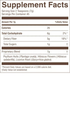 Nature's Sunshine Psyllium Hulls ingredients close-up showing natural fiber for digestion.