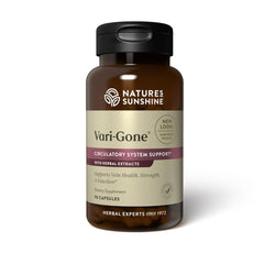 Nature's Sunshine Vari-Gone bottle label for vein health support