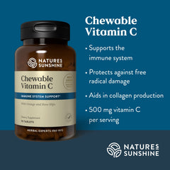 Nature's Sunshine Vitamin C natural fruit flavors hint at taste