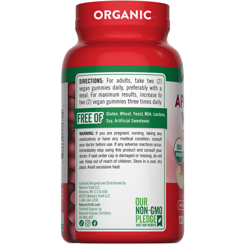 Nature's Truth Apple Cider Vinegar Gummies in use during daily snack.
