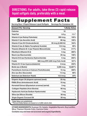 Nature's Truth argan oil collagen softgels product image highlighting hair and skin benefits