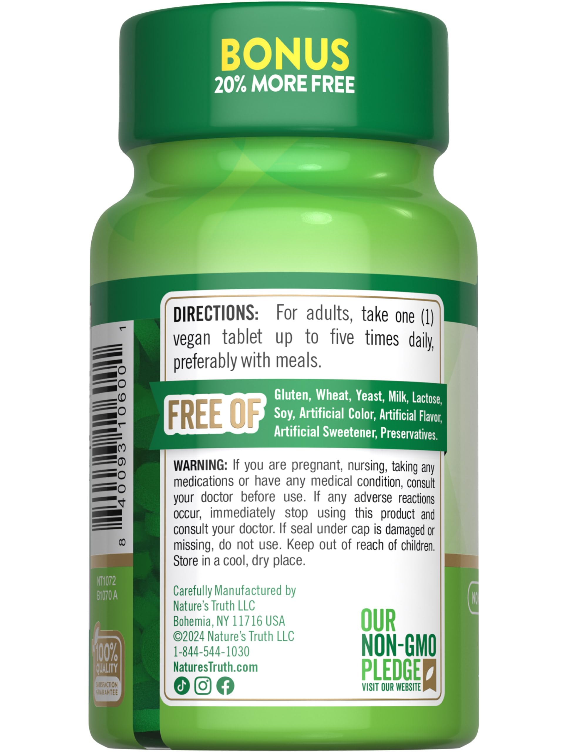Nature's Truth B12 on store shelf ready for purchase