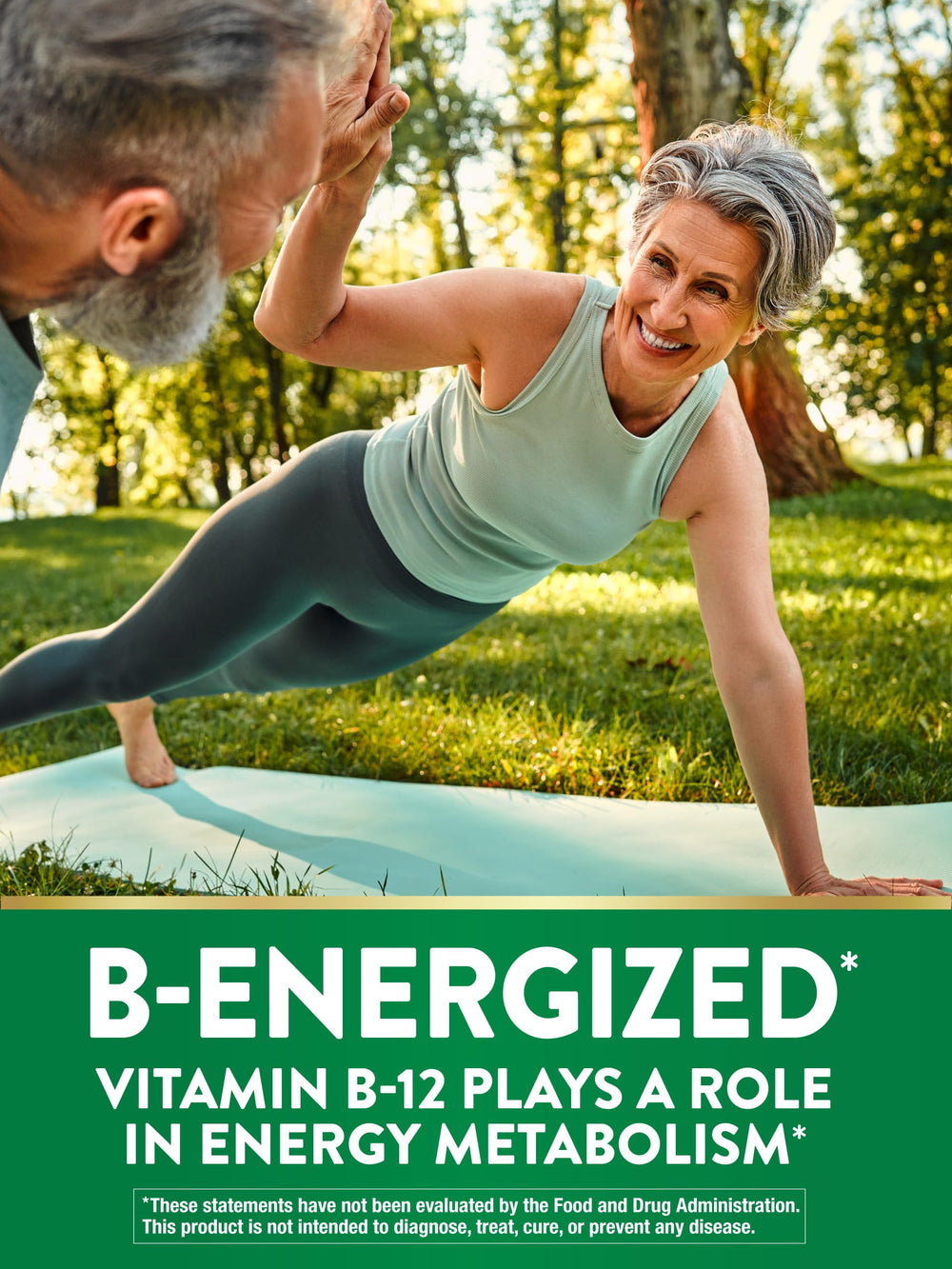 Nature's Truth B12 vegan form emphasizes a plant-based supplement