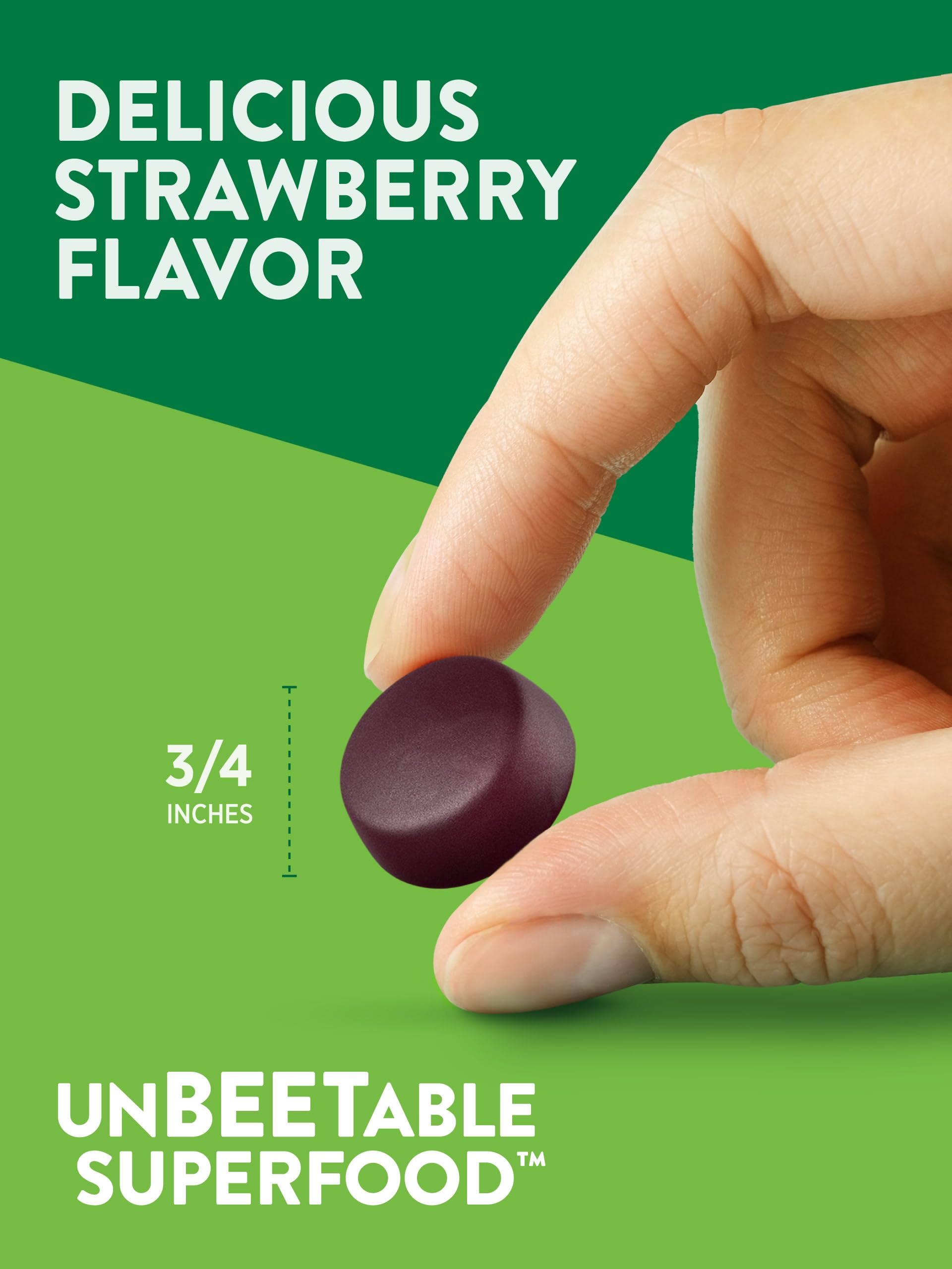 Nature's Truth Beet Root Gummies gluten-free badge on label.