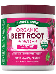 Nature's Truth beet root powder bottle for daily organic nutrition