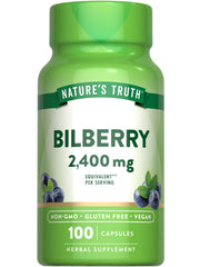 Nature's Truth Bilberry Extract Capsules bottle for daily use