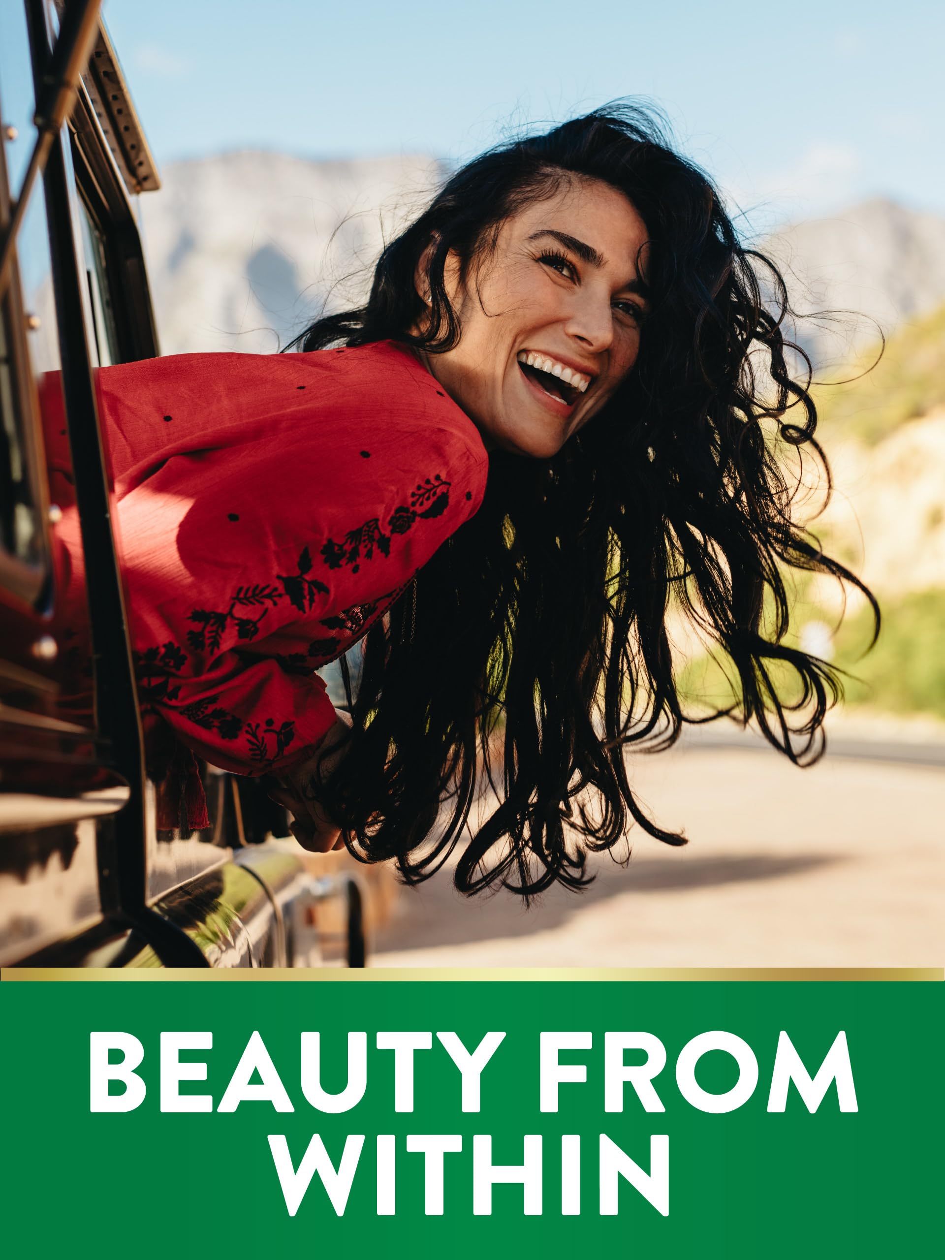 Vegan non-GMO label highlights clean ingredients on Nature's Truth Biotin 5000mcg